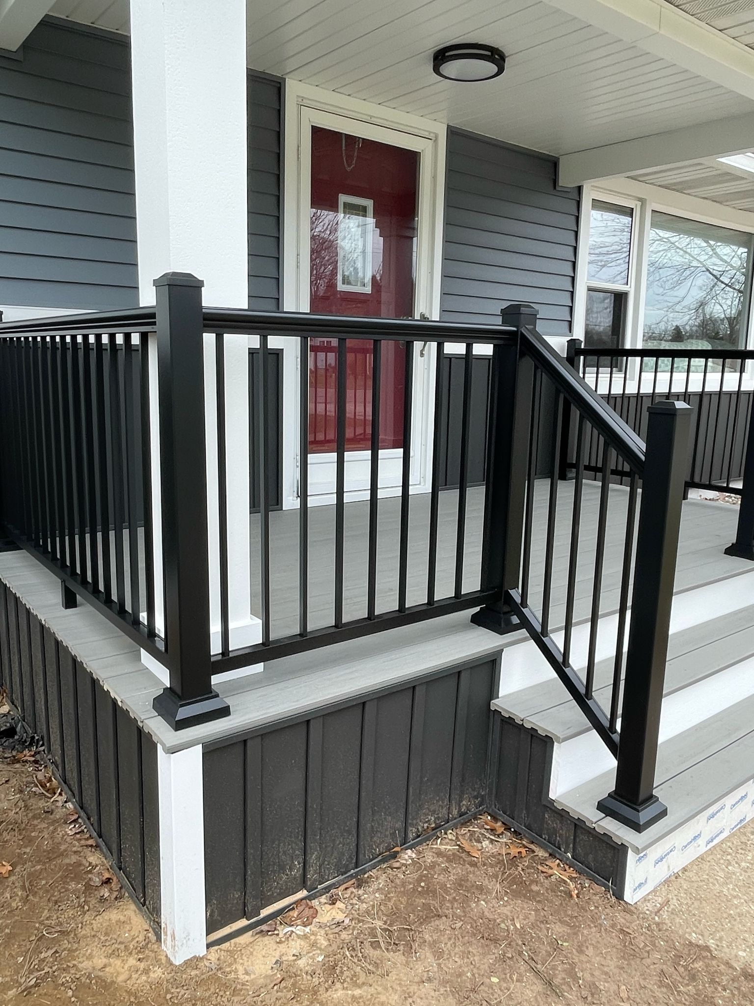 Siding, Front and Back Porch  by Avalon Roofing and Exteriors