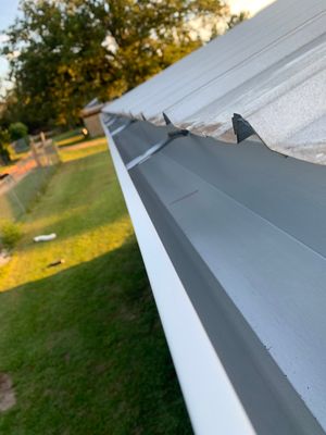 Gutter Installation using K-Style Seamless Gutters