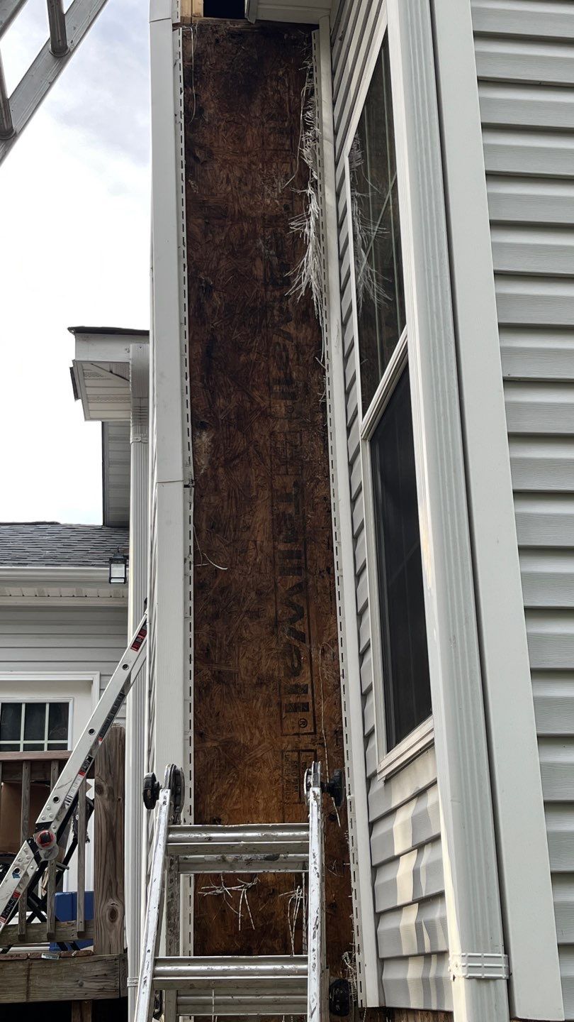 Roof Repair and Chimney Framing Repair by Midlands Roofing & Exteriors