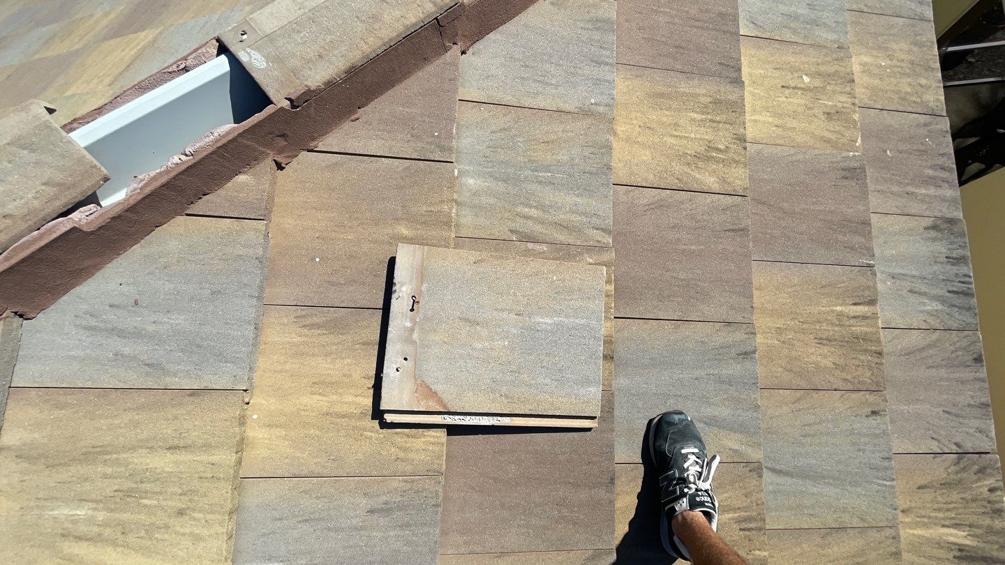 Residential Roofing Repair using Concrete Tile by Four Peaks Roofing