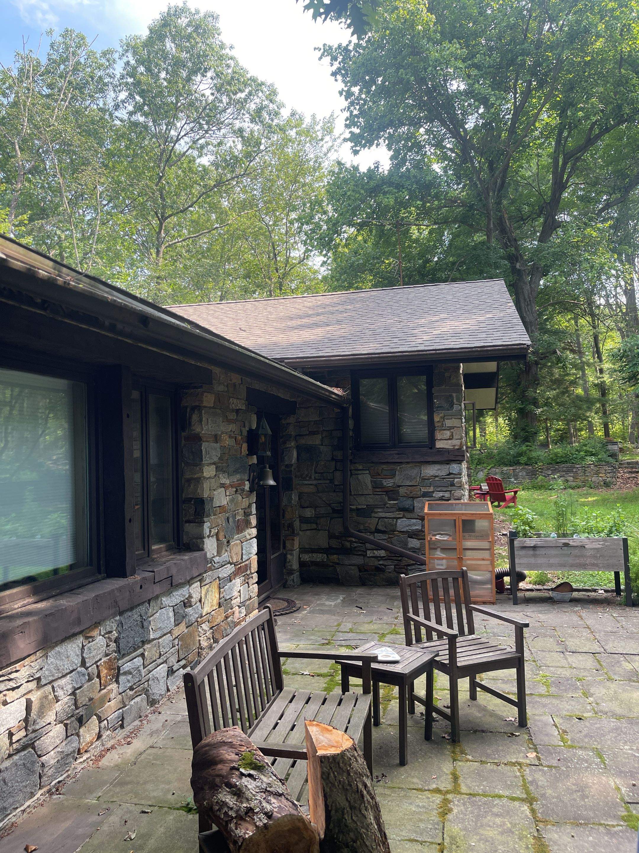 Gutter Installation using 5k Brown Gutters by A Plus Exterior