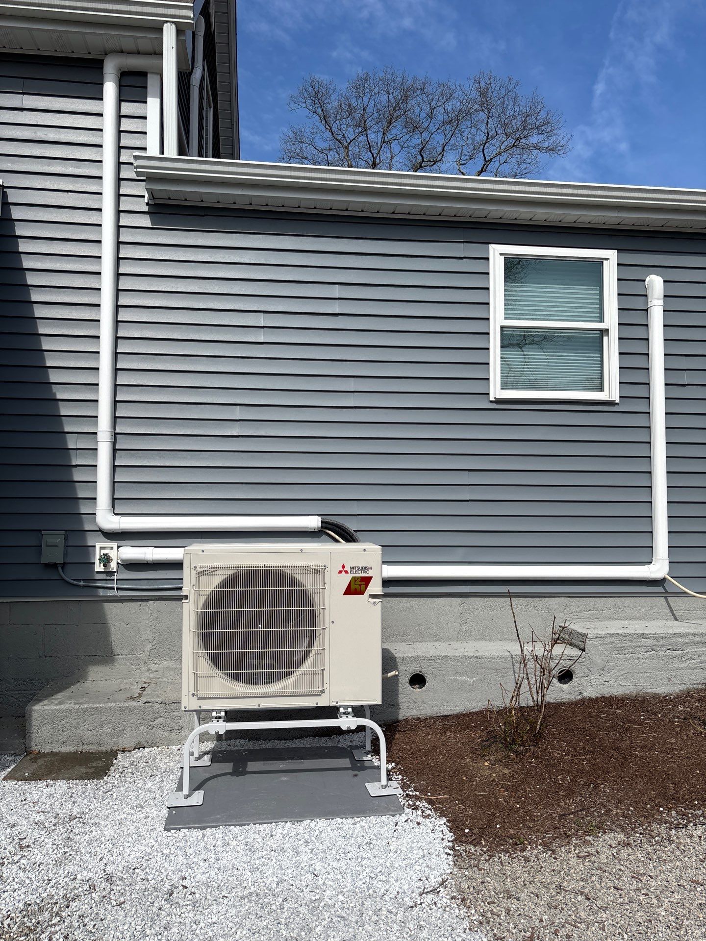 3 Zone Mitsubishi Mini Split Installation  by Barstow Heating and Air Conditioning LLC 