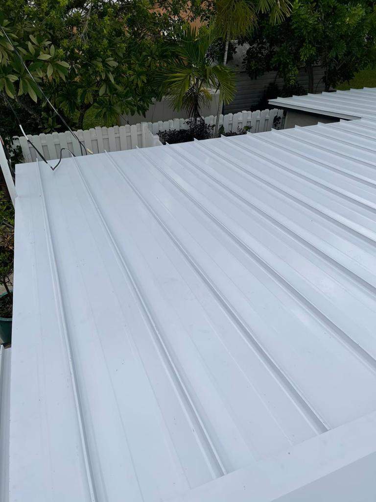 Metal Roof - Galvalume - Regal White by Istueta Roofing