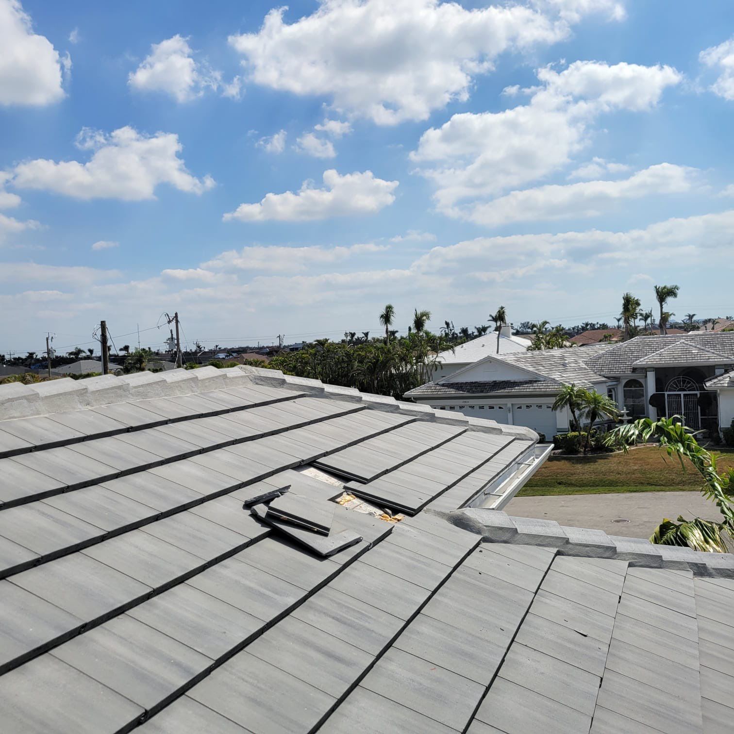 Tile Roof Repair in SW Cape Coral by Four Peaks Roofing