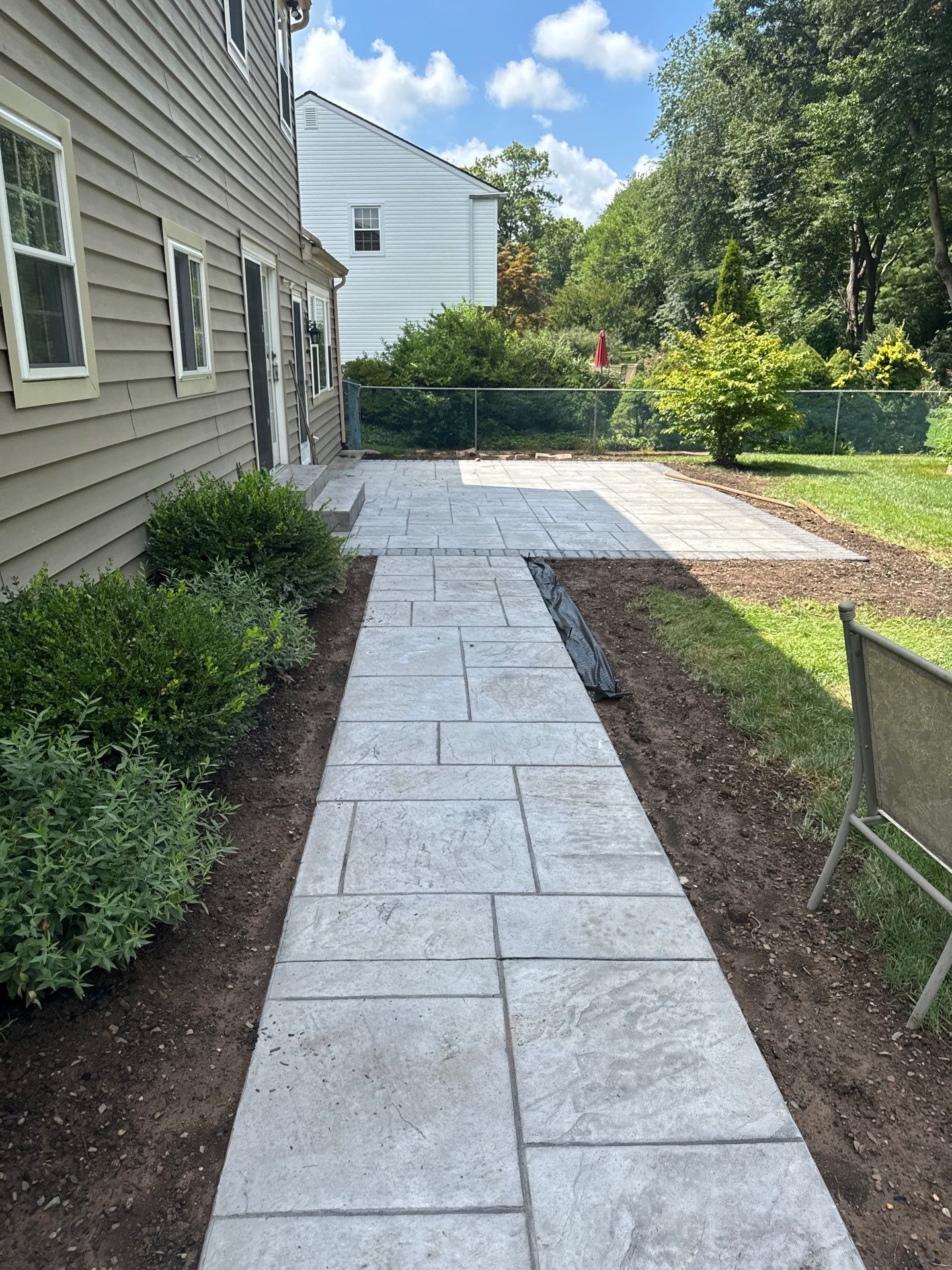 stamped concrete patio by Architectural Concrete Design
