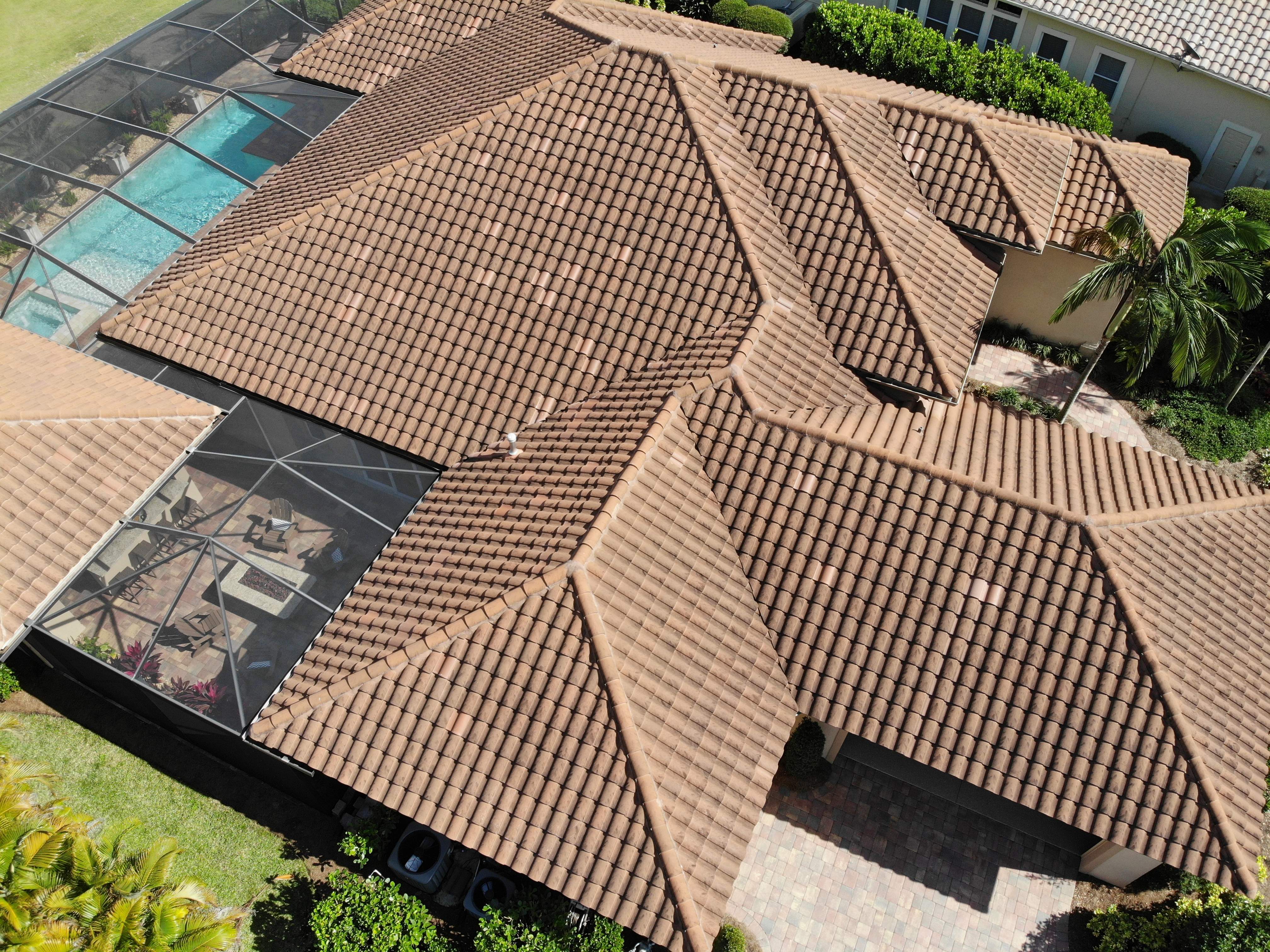 Residential Roofing Installation using Composite Spanish Tile by International Roofing