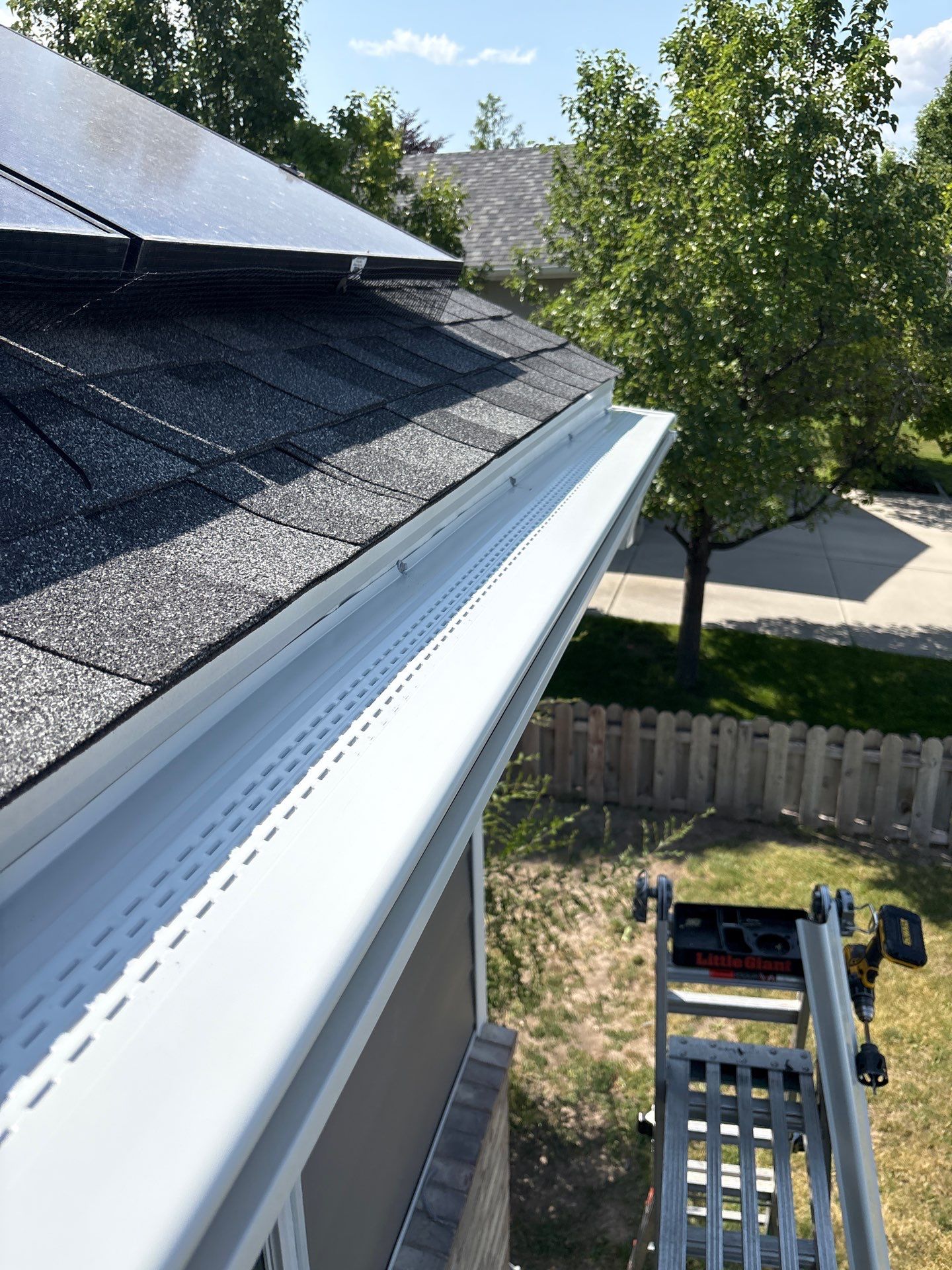 Project in Salt Lake City by Emerald Gotcha Gutters 