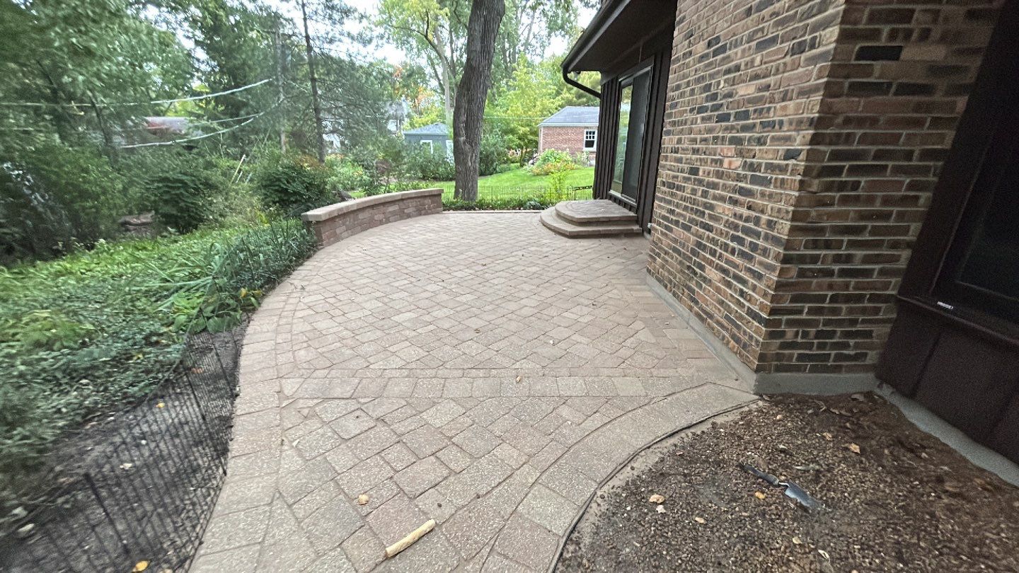 Brick paver clean, sand and seal.  using Surebond SB-1300 by Northern Power Washing LLC.