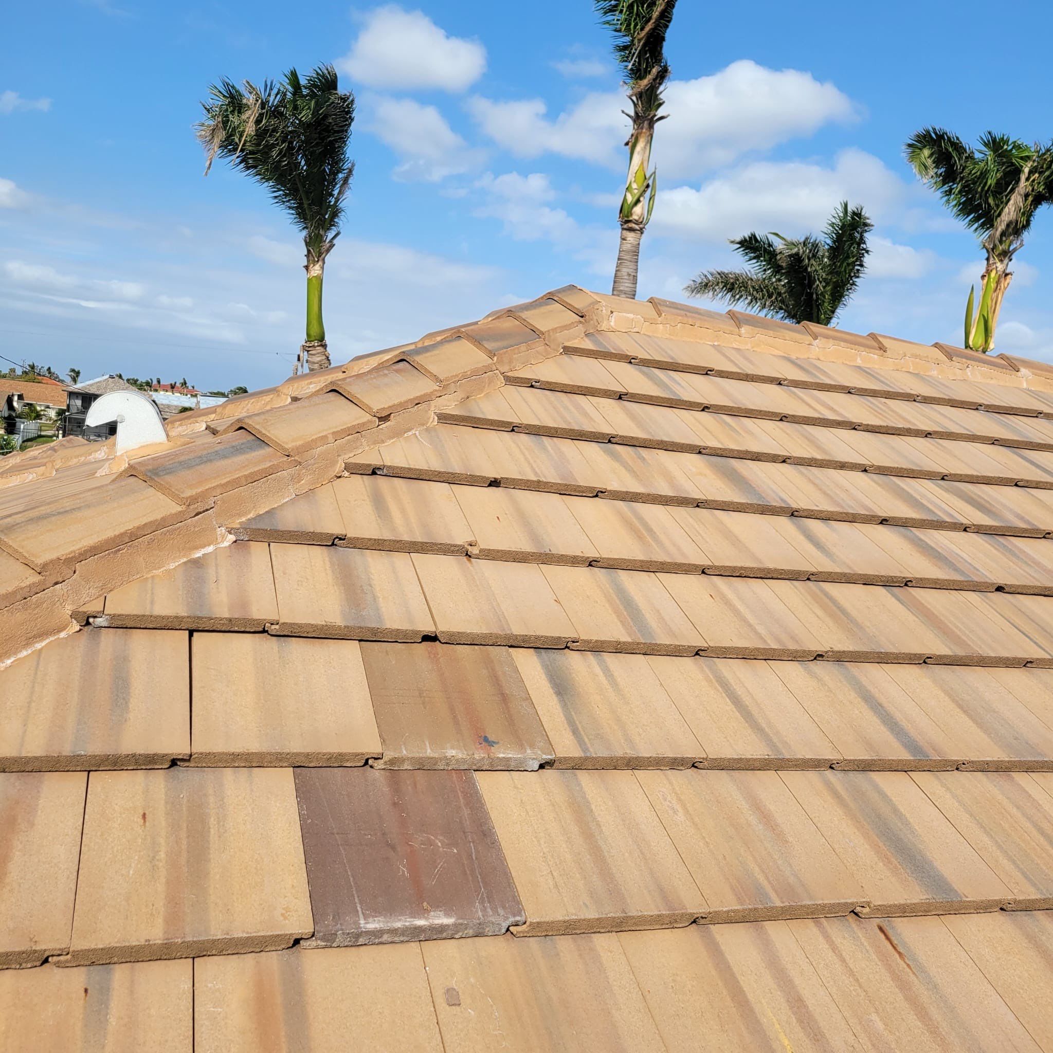 Residential Roofing Repair using Concrete Tile by Four Peaks Roofing