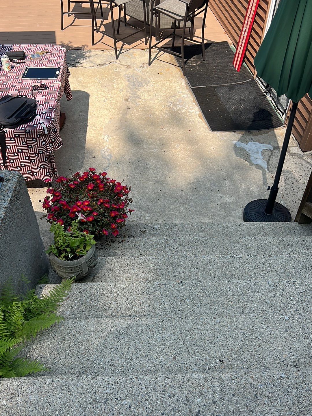 Patio & Steps in Tyngsborough, MA 01879 by Symphony Concrete Coatings