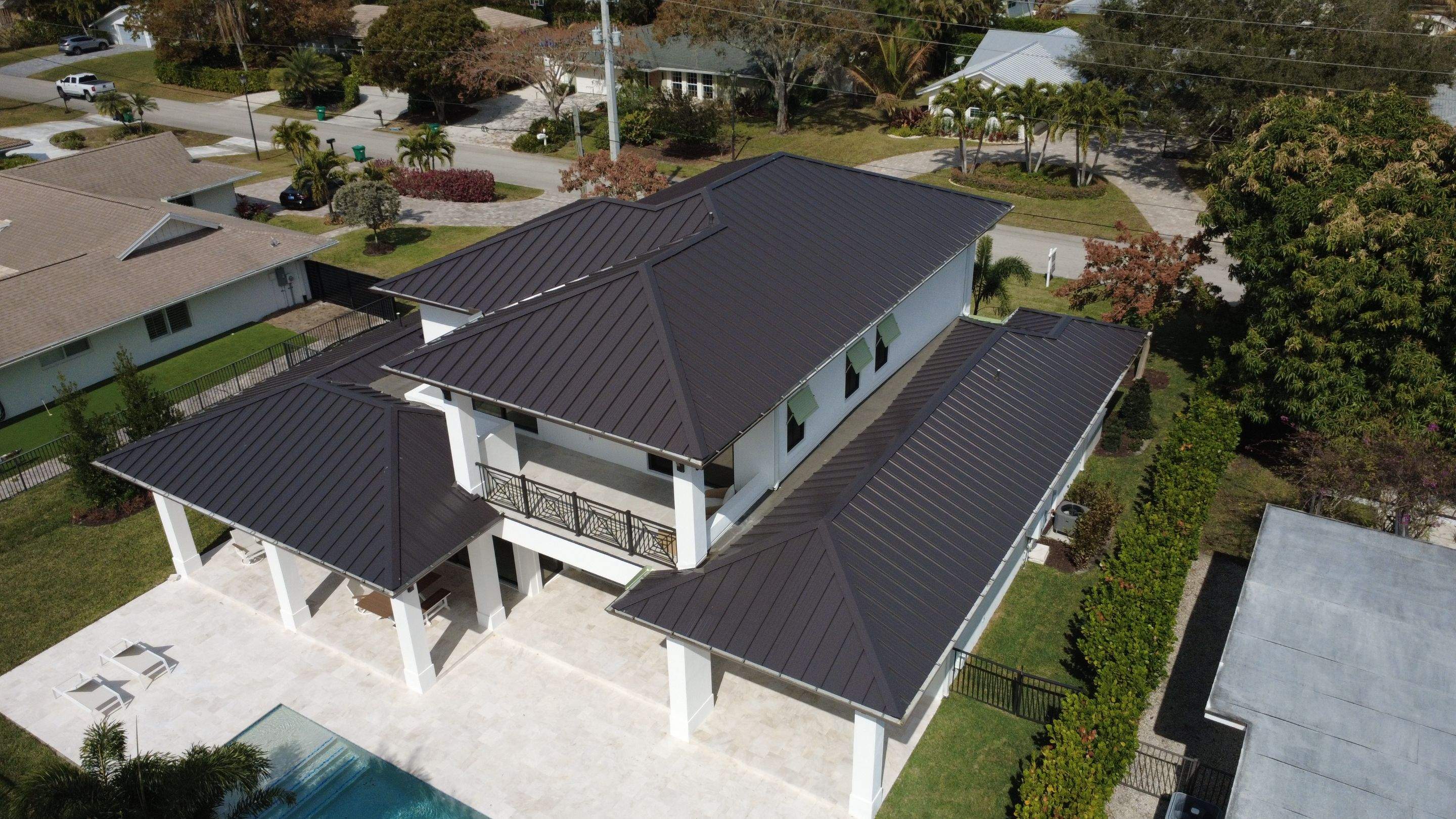 Kynar (Color Coated) Standing Seam Metal Roof Installation by Sailfish Roofing