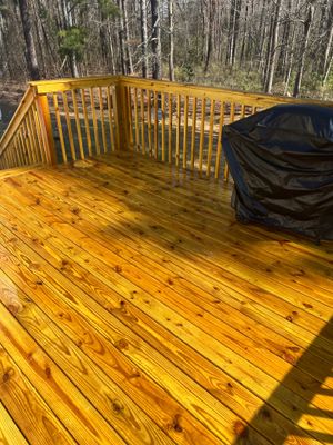 Deck using Wood Sealant