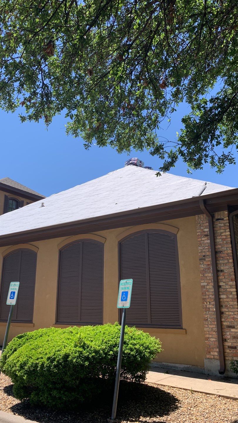 Commercial Roof Installation using GAF Shingles in Dallas Texas by Elite Roofing LLC