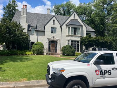 Termite Monitoring System Installation at a Birmingham Brick Residence