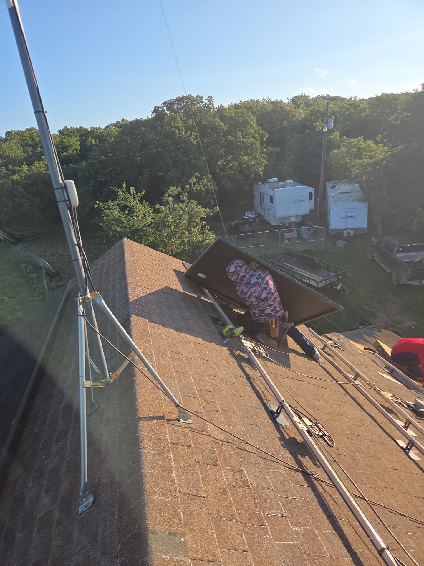 Project in Bowie by Lonestar Roofing and Restoration LLC.