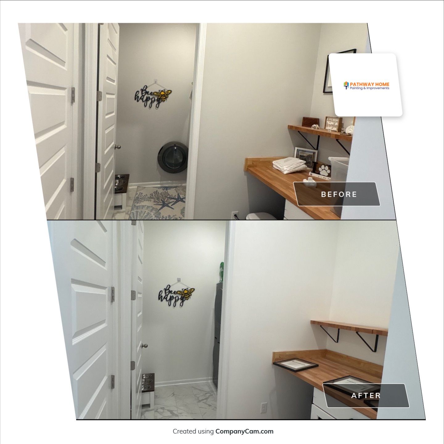 Another fresh interior transformation underway in Summerville 🎨 by Pathway Home Painting & Improvements