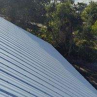 24ga 5V Crimp Mill Finish  by Total Roofing System The Metal Roof Experts