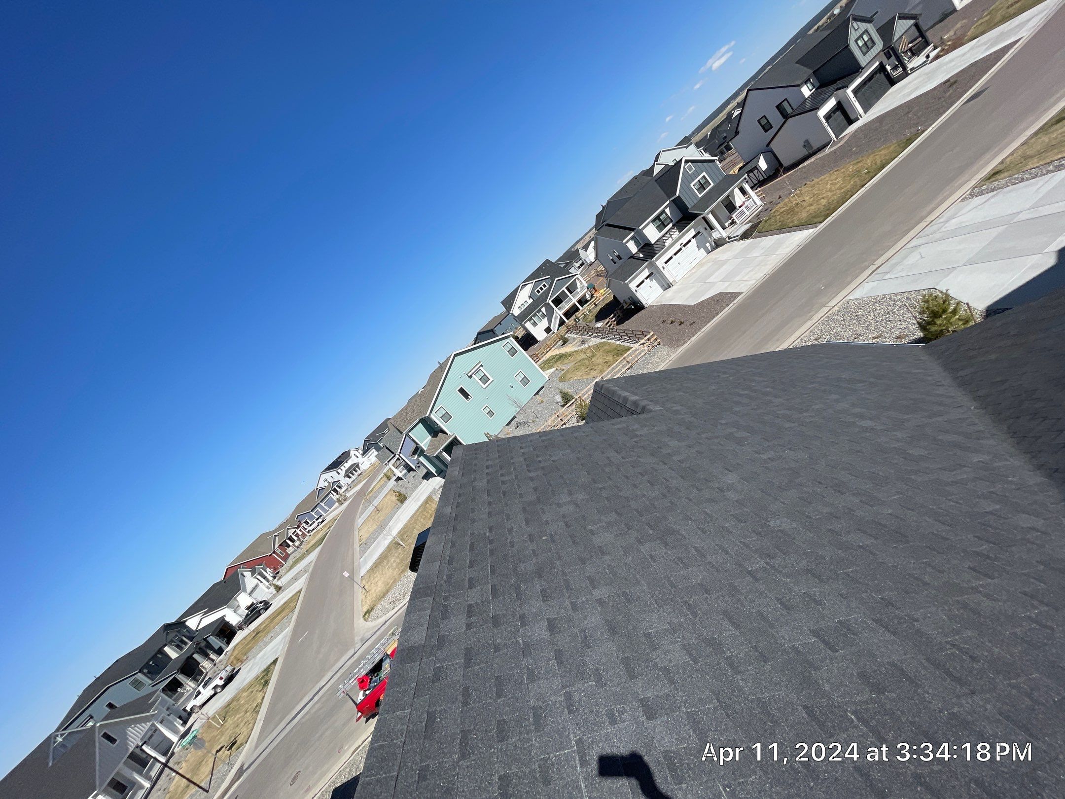 Residential Roofing Installation using Atlas Pinnacle Impact Black Shadow by Blue Peaks Roofing LLC 