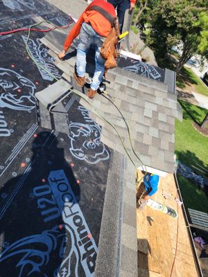 Residential Roofing Repair using Owen's Corning Duration (Lifetime) Shingles