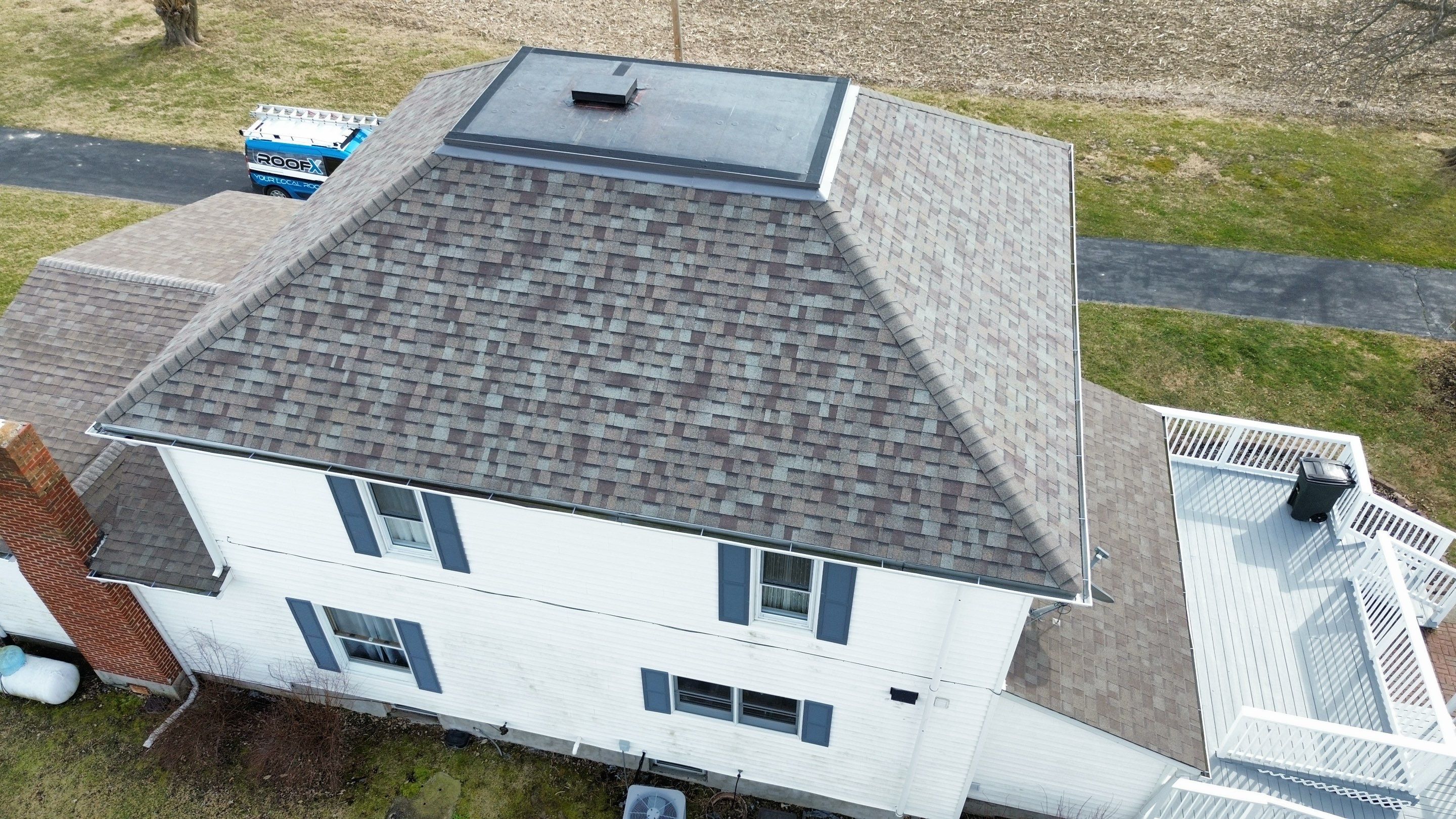 Residential Roofing Installation using Duration Series Shingles - Driftwood by RoofX 