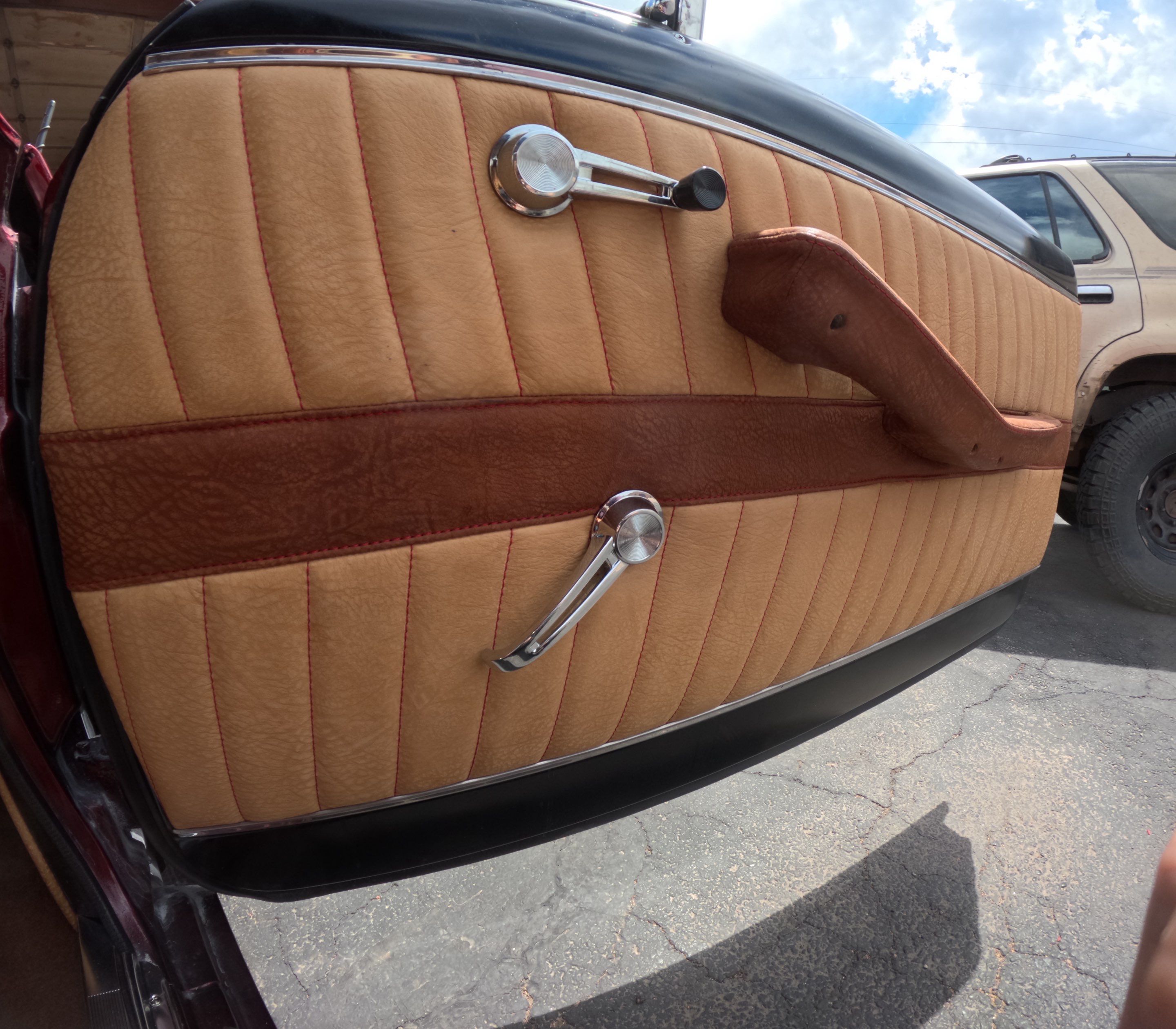 1963 Nova SS Custom Leather Interior  by Rocky Mountain Upholstery Co