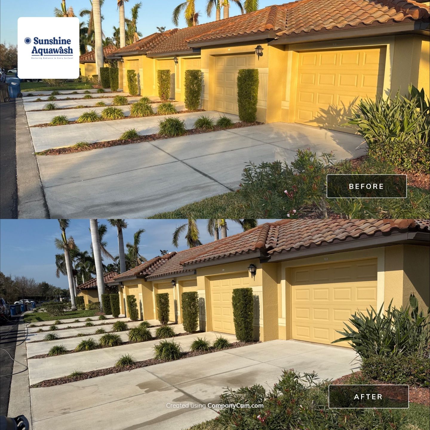 HOA Community Cleaning at River Strand Community Bradenton, FL by Sunshine AquaWash