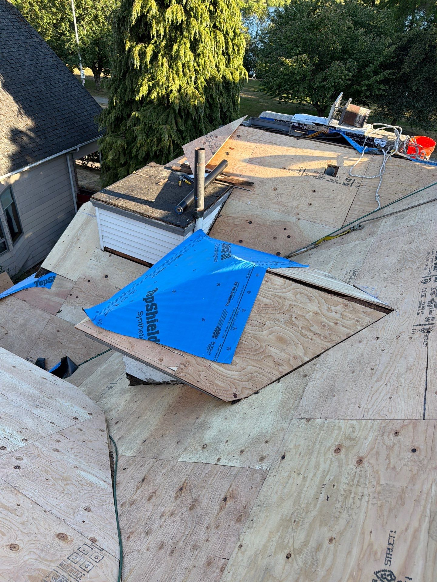 Residential Roofing Installation using GAF HDZ Shingles by Roofing Formula LLC