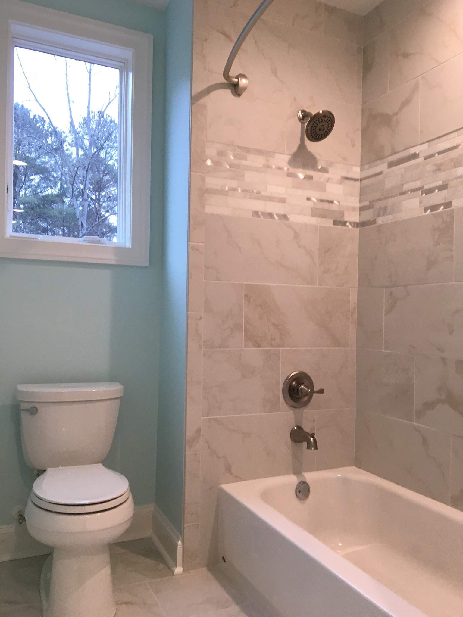 Finished Basement and Bathroom Installation in Roswell by Swift Home Renovations