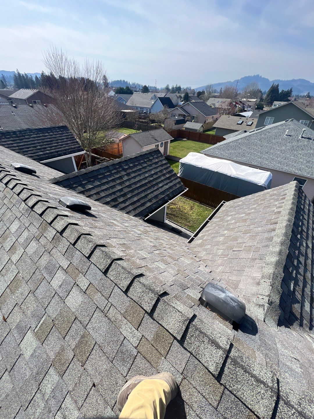 Residential Roofing Installation using Malarkey Highlander by Orezona Building & Roofing Company, Inc.