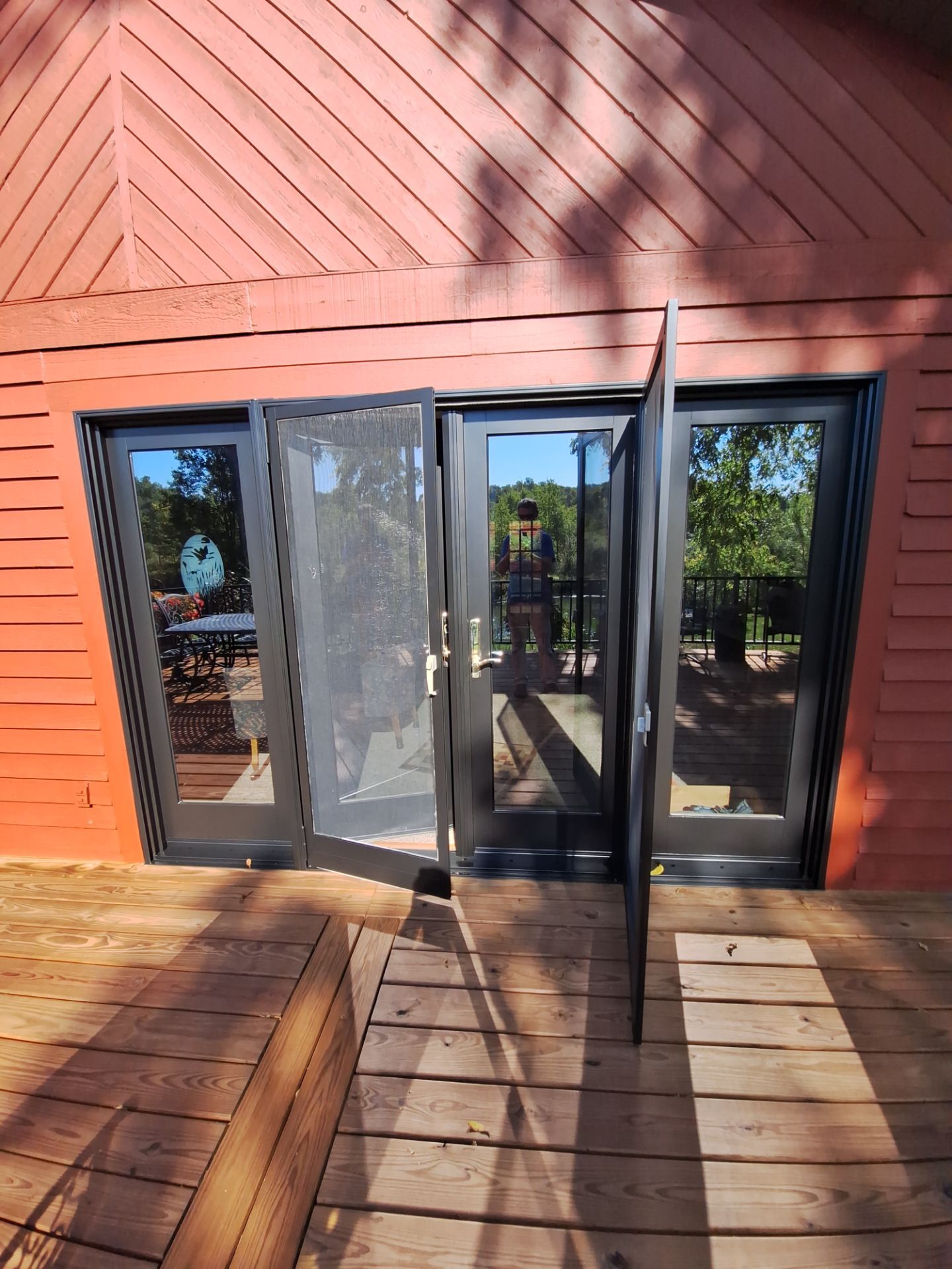 Color update with exterior staining and painting by Gordon Painting