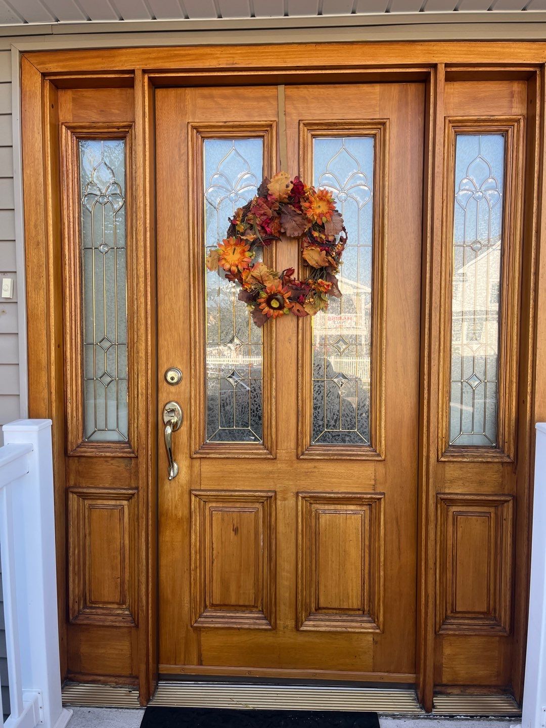 Front Door Varnishing by FreshCoat Works LLC