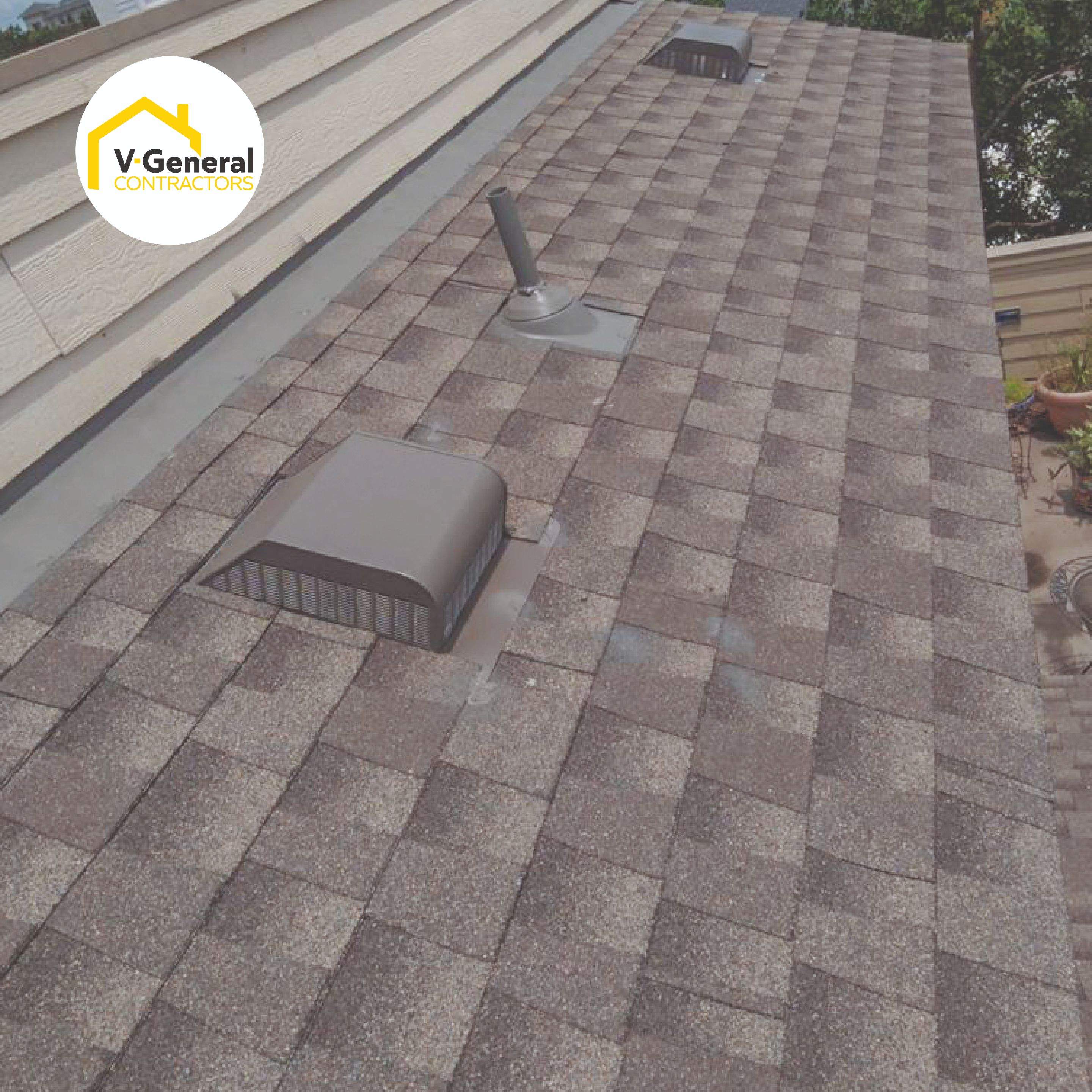 New Roof Using GAF HDZ by V General Contractors 