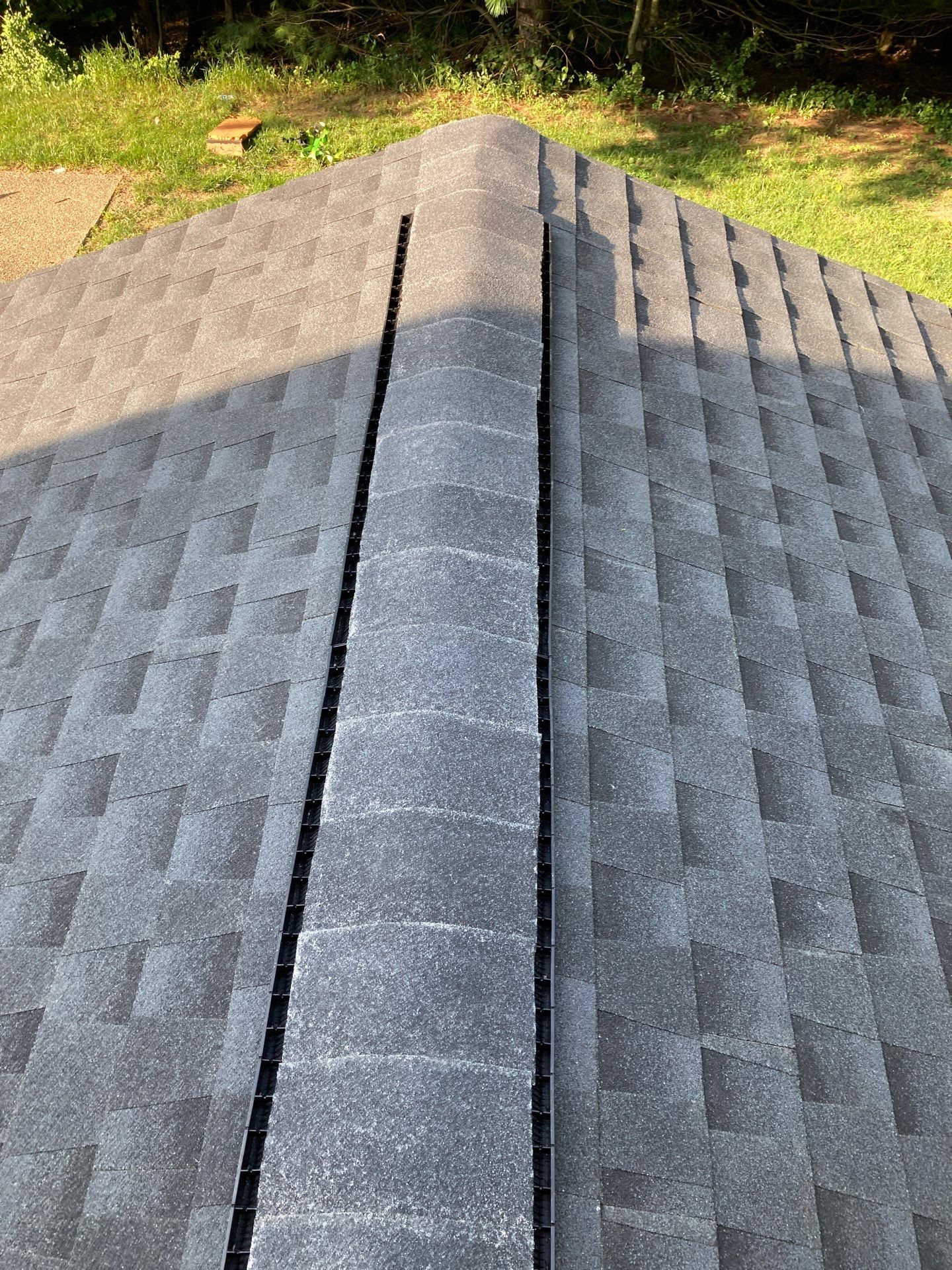 Commercial Roofing Installation using GAF Timberline HDZ Charcoal by Rainstoppers Roofing