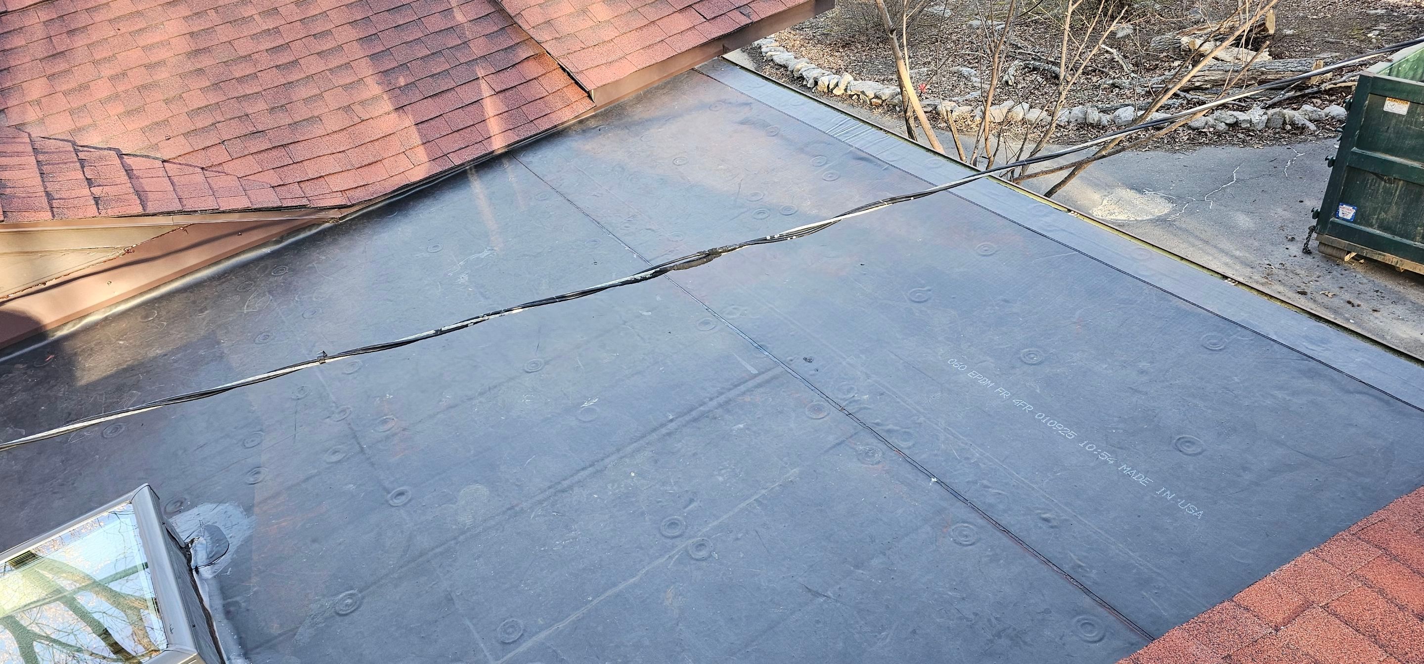 Flat Roof Replacement - EPDM by Winchester Roofing