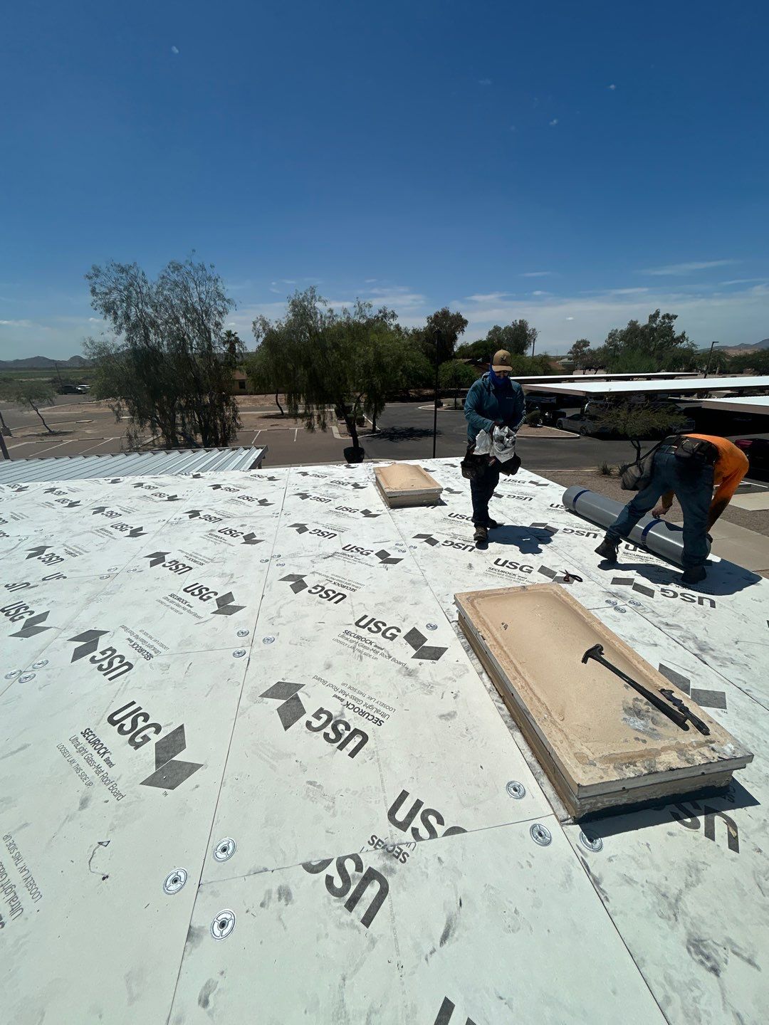 TPO Commercial Roof by Saint Roofing