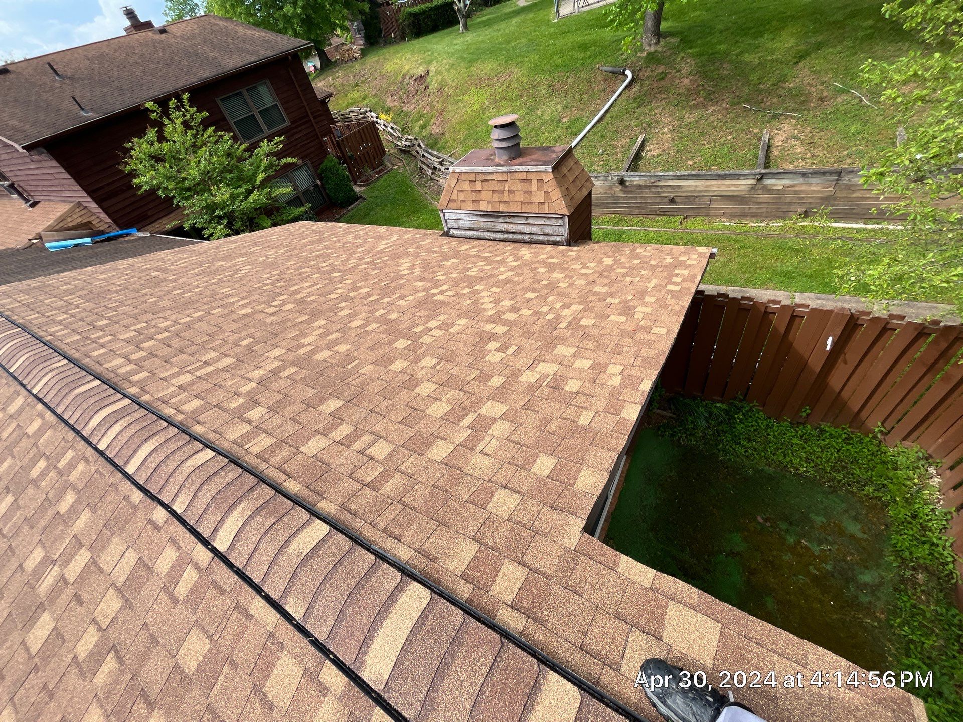 Commercial Roofing Installation using Certainteed Landmark Pro Shingles by Fahey Roofing + Contracting