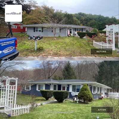 Siding Installation using Certainteed Monogram Vinyl Siding - D4 - Midnight Blue