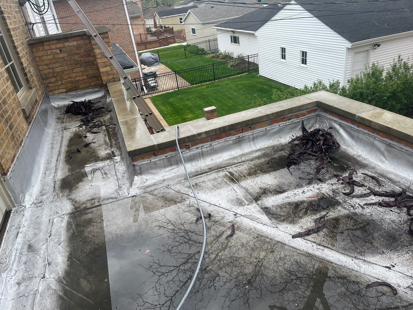 Brick repair, CSS, and stone cleaning by Northern Power Washing LLC.