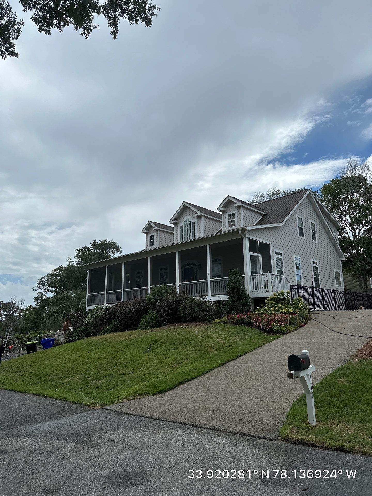 Oak Island Roof Replacement with CertainTeed Landmark Weathered Wood by RGR Construction and Roofing, LLC