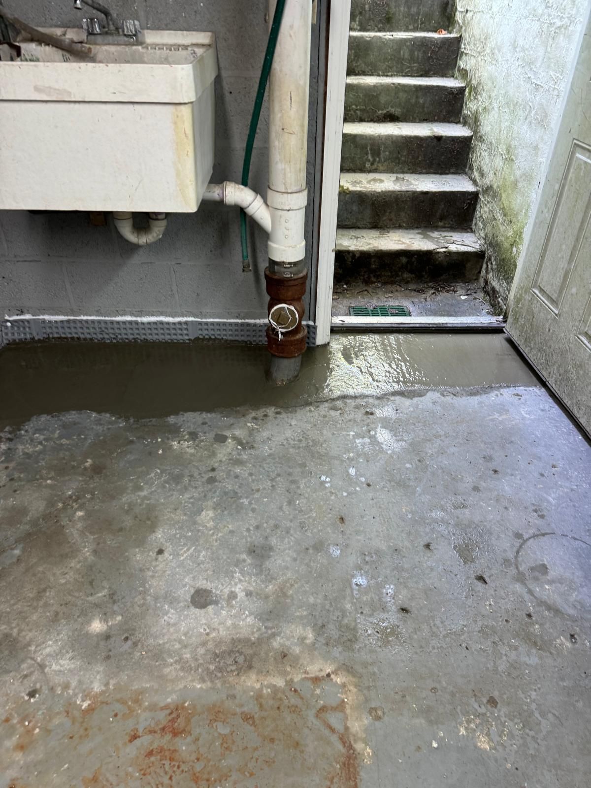 Interior French Drain Basking Ridge NJ by Pure Service Pro, LLC 