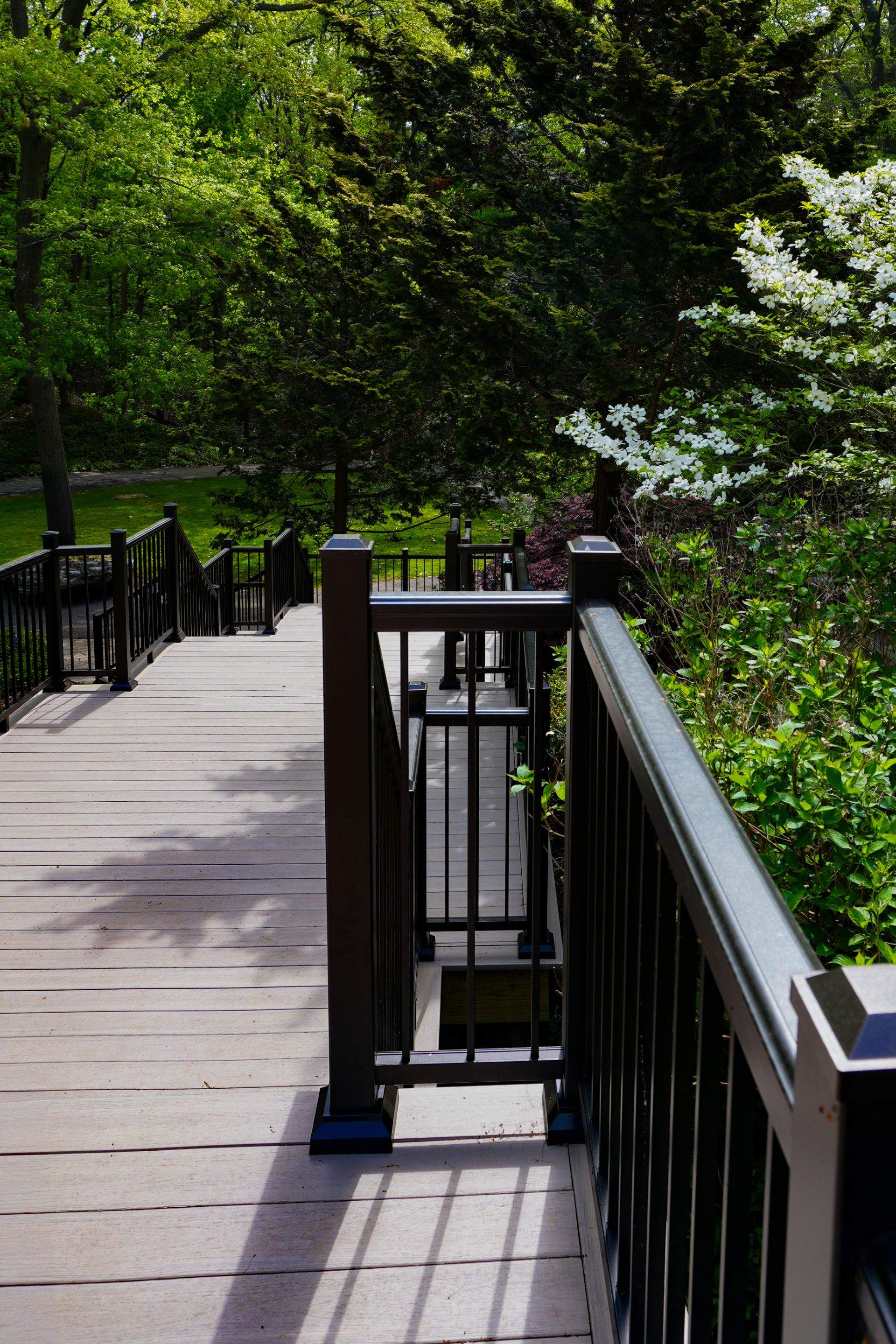 Custom Multi-Level Deck in Grand Haven by Cutting Edge Homes