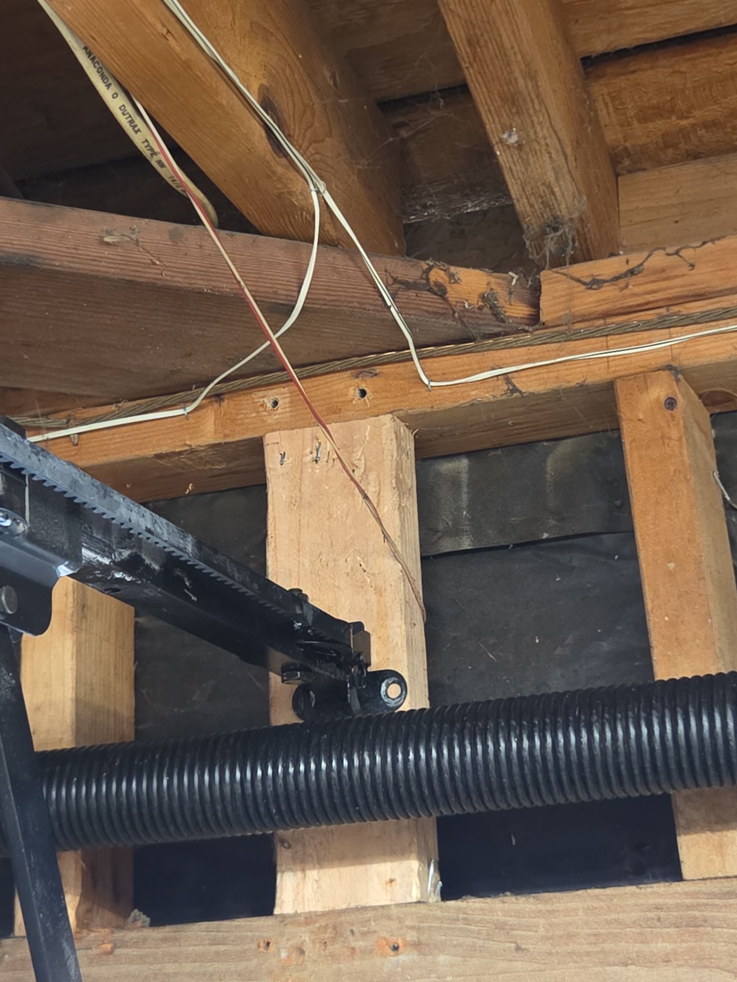Single spring replacement and track reset and alignment in Danville, CA by Valiant Garage Door