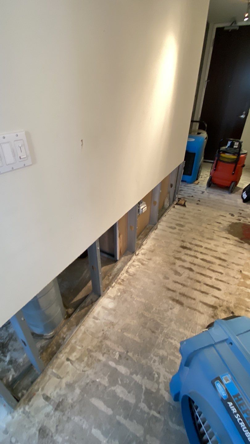 Sewage Backup in Highrise by Chicagoland Water Medics