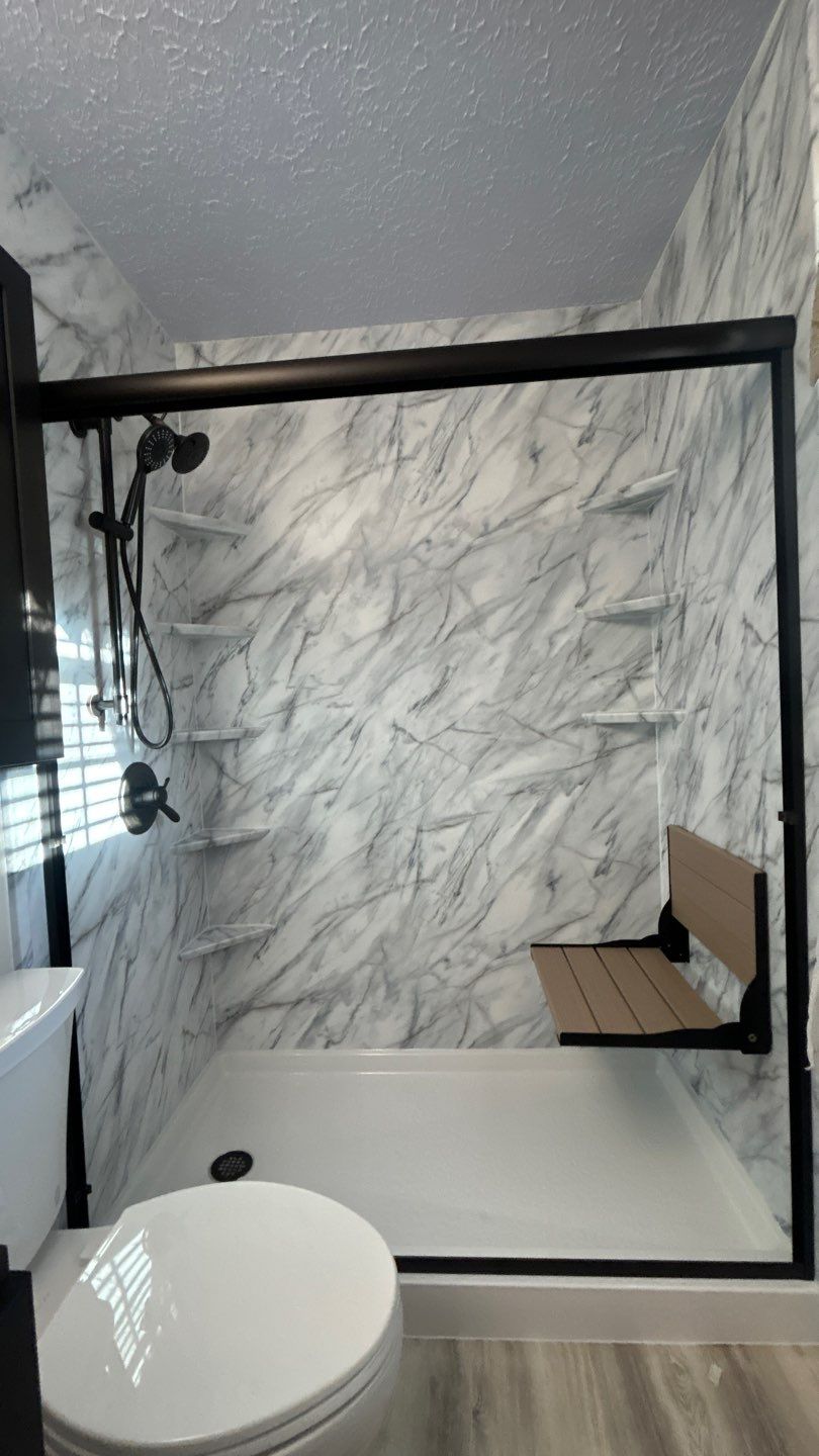 Tub to Shower Remodel by BathPlanet SW Virginia