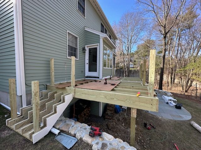 Deck Project in Marlborough MA by UBrothers Construction