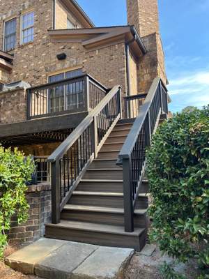Trex Deck Resurface with New Railing in Atlanta, GA