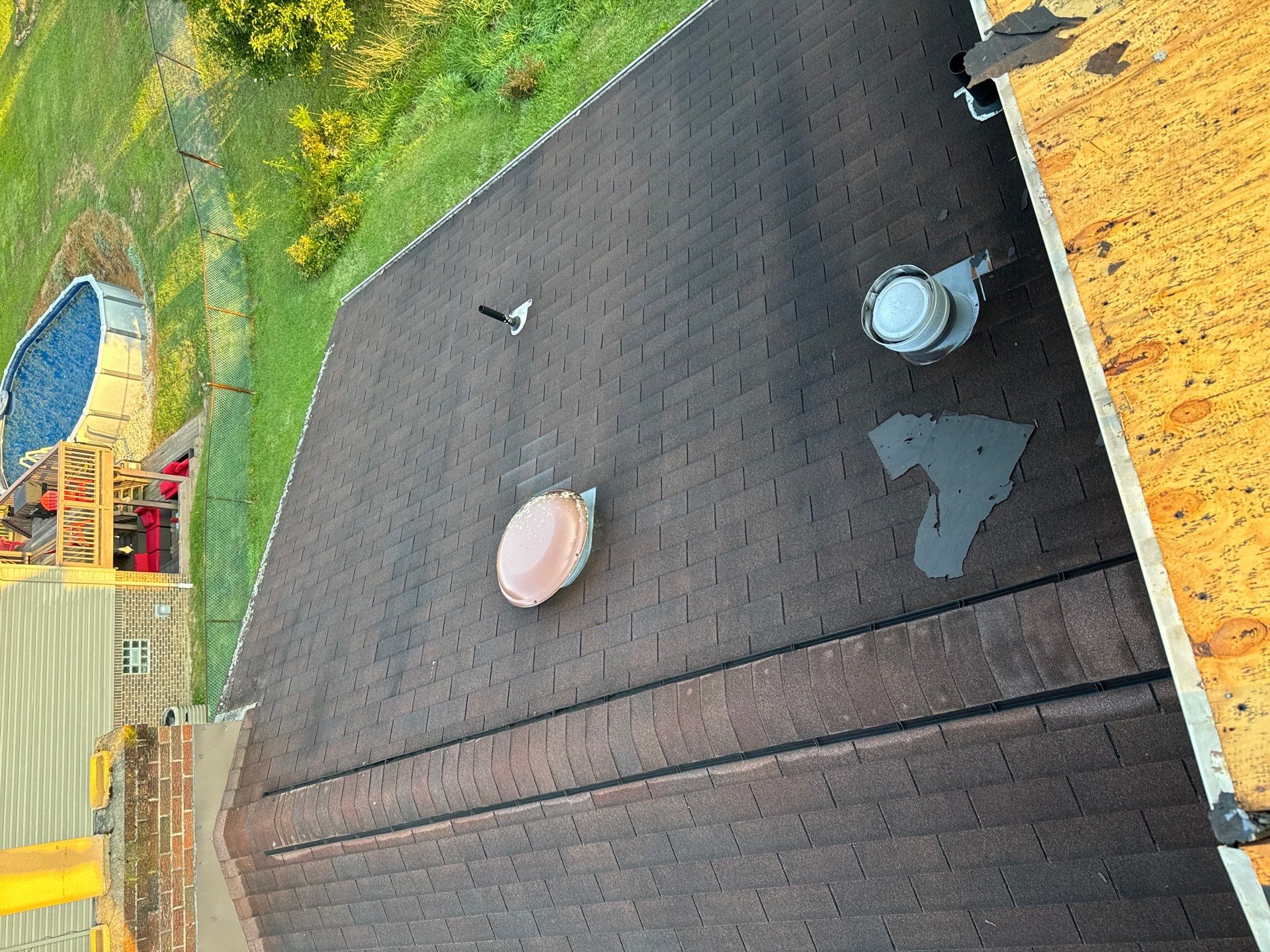 Residential Roofing Installation using GAF HDZ SHINGLES by La Bendicion Contruction Llc