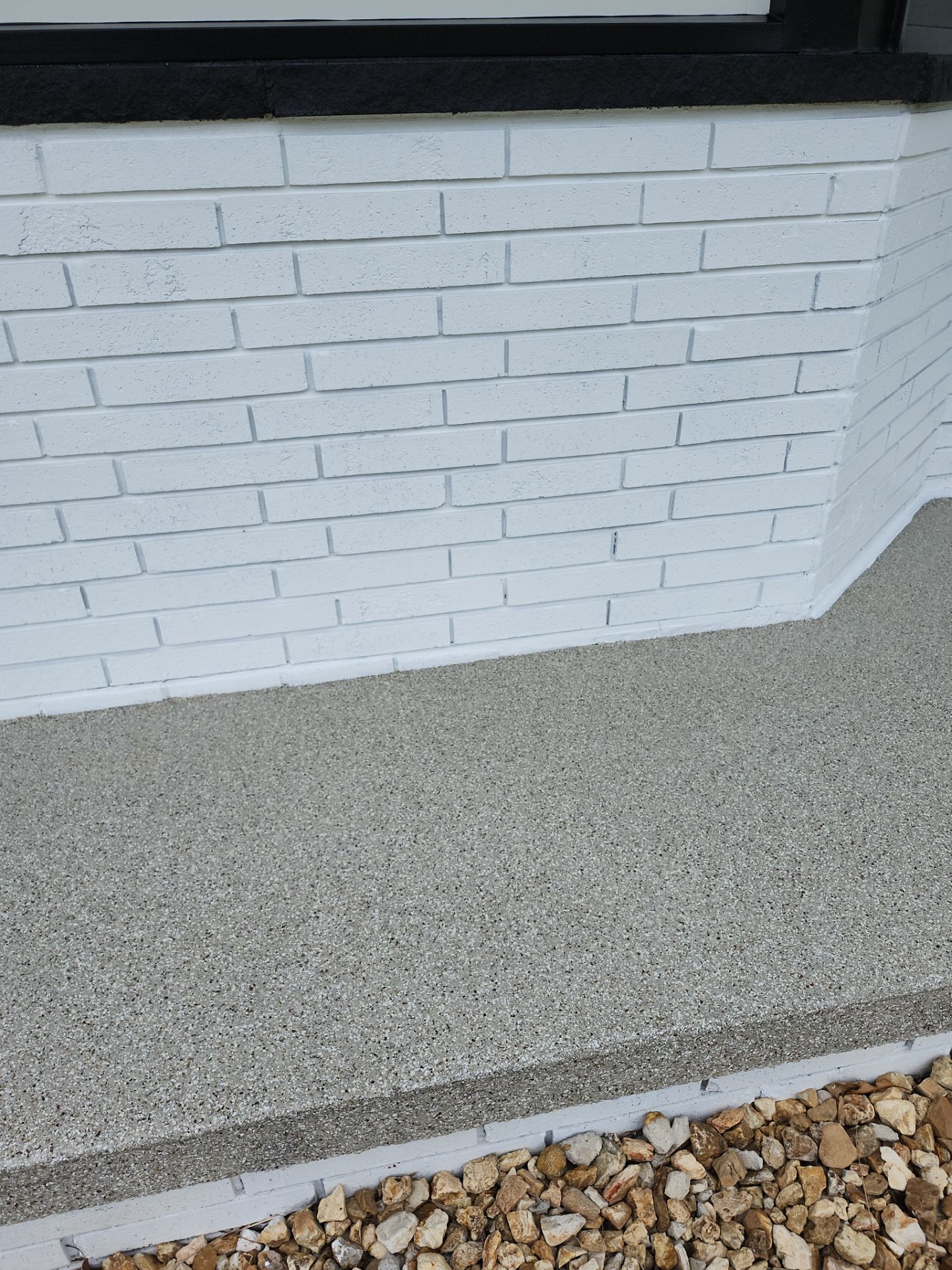 Garage and patio epoxy floor by Gordon Painting