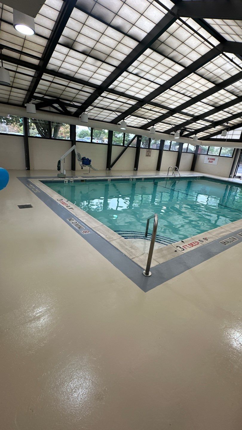 Hotel Pool Deck Project in Cranberry Township by Floors in a Day, Inc