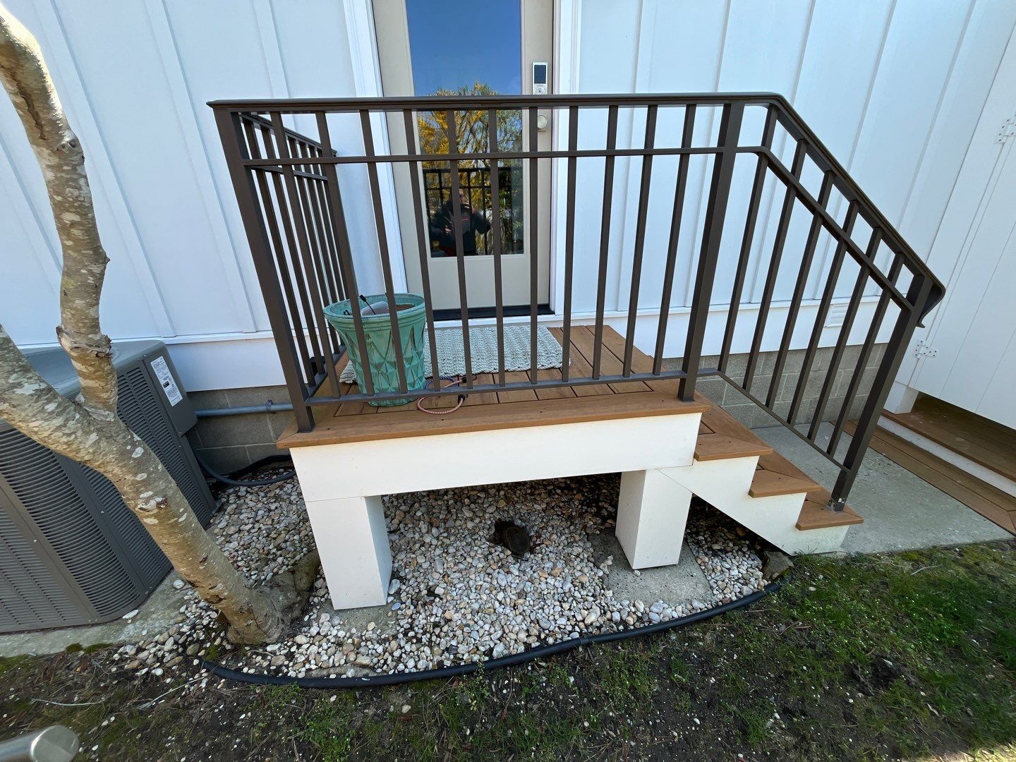 Shiplap Wall, Stairs Treads & Railings by FreshCoat Works LLC